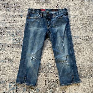 Adriano Goldschmied superfly denim capris